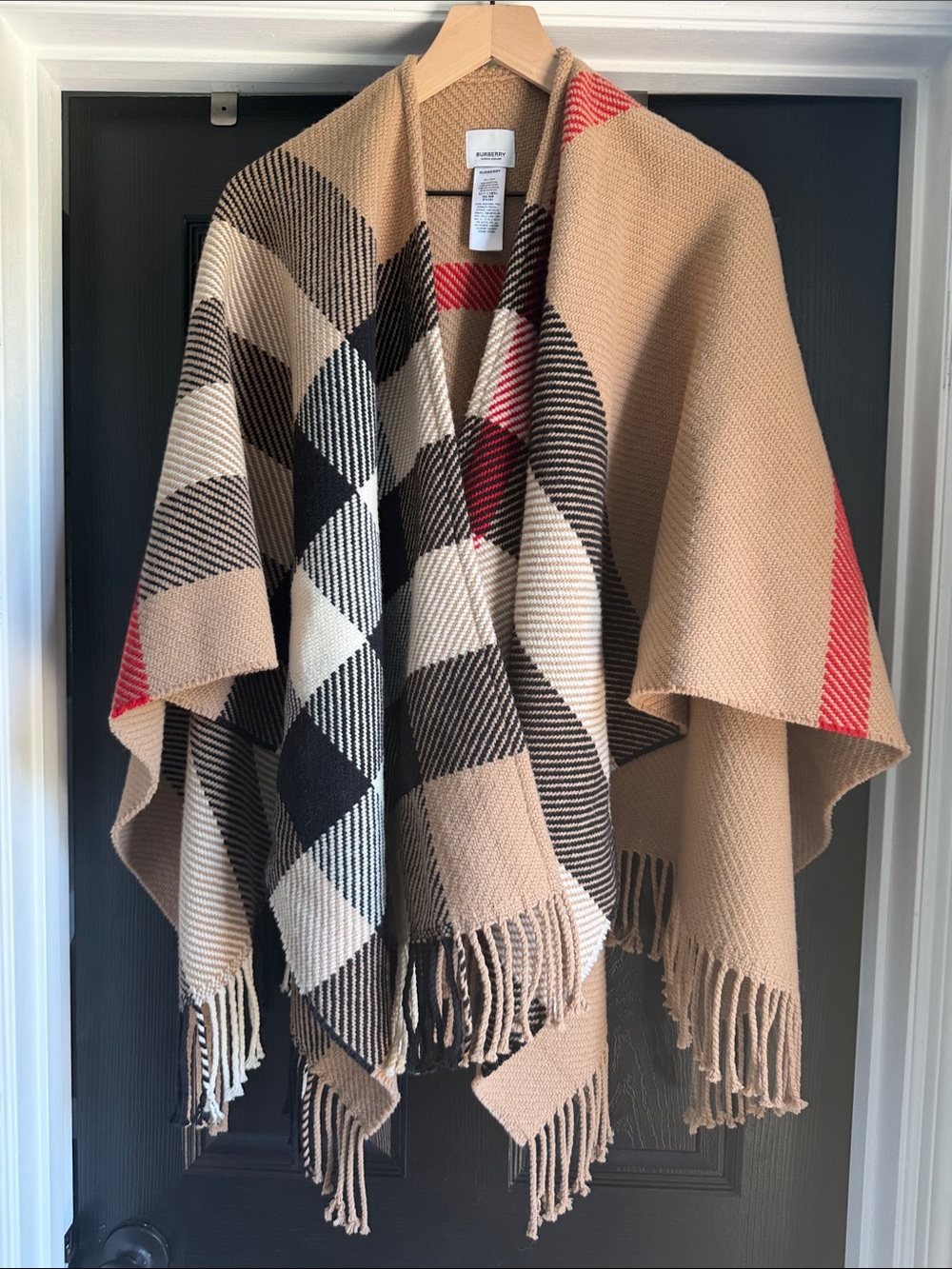 Burberry authentic wool cape. Orig $995